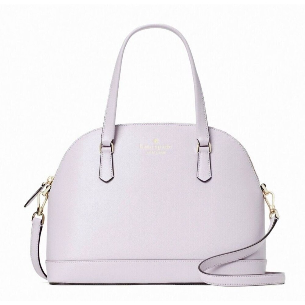 New Kate Spade Sadie Dome Satchel Leather Lilac Moonlight